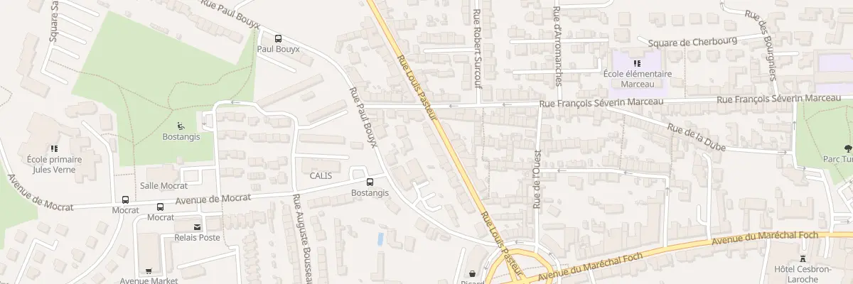 Plan du 19 Rue Louis Pasteur à Cholet