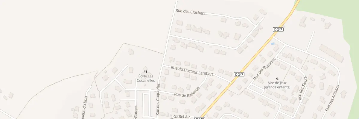 Plan du 3 Rue du Docteur Lambert à Montenay