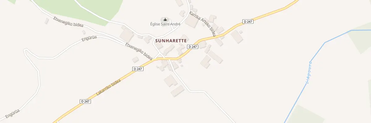 Plan du 905 Lakarriko bidea à Alçay-Alçabéhéty-Sunharette