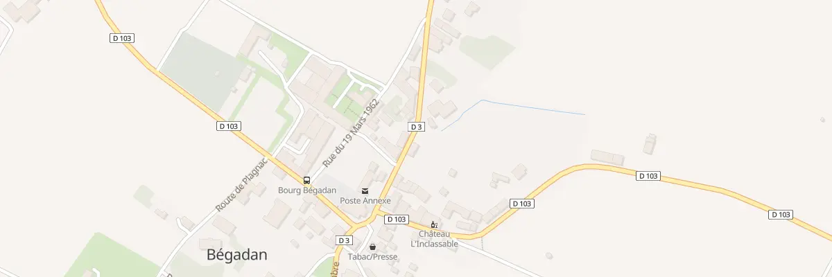 Plan du 8 Rue du Huit Mai 1945 à Bégadan
