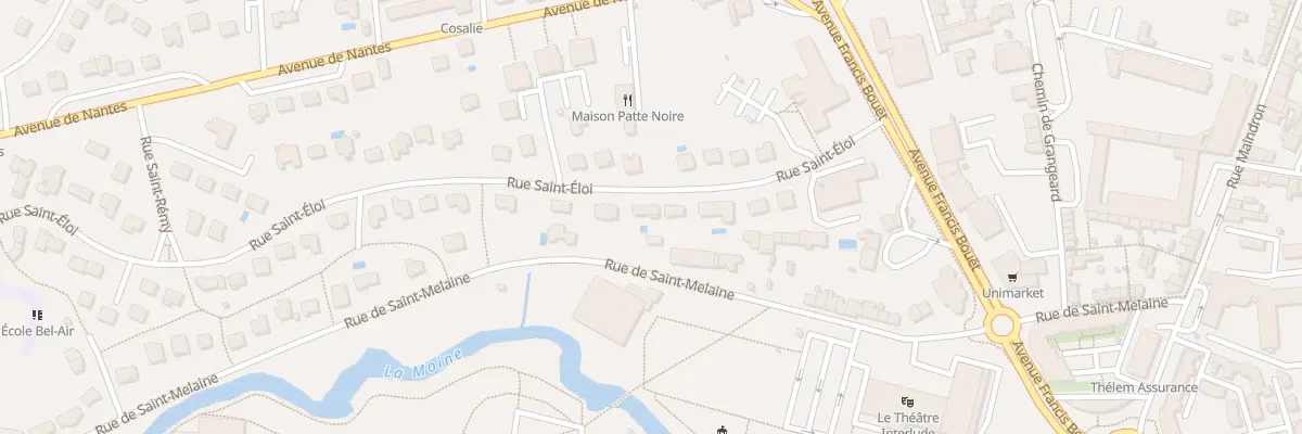 Plan du 9 Rue Saint Eloi à Cholet