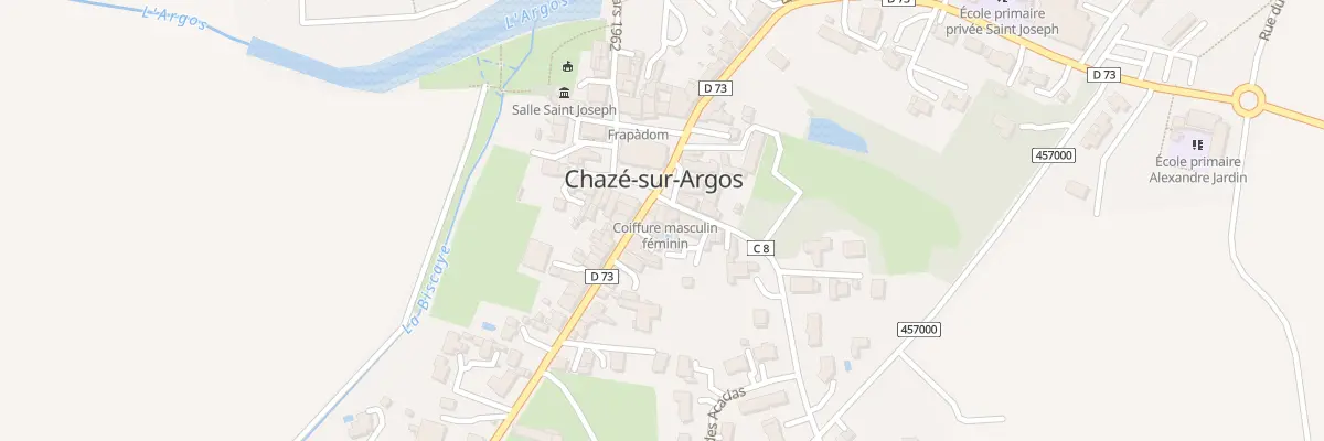Plan du 4 Rue du prieuré à Chazé-sur-Argos