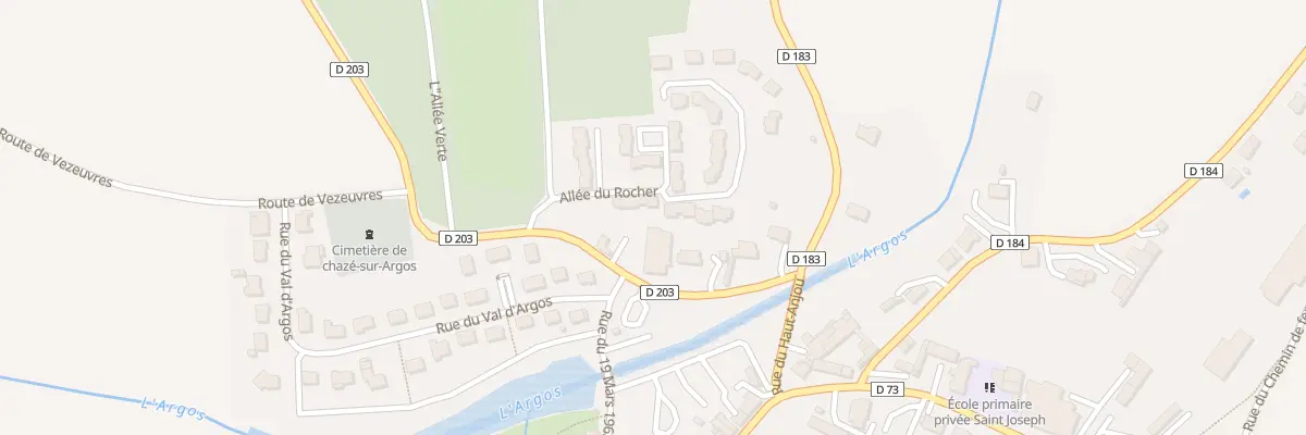 Plan du 13 All du Rocher à Chazé-sur-Argos