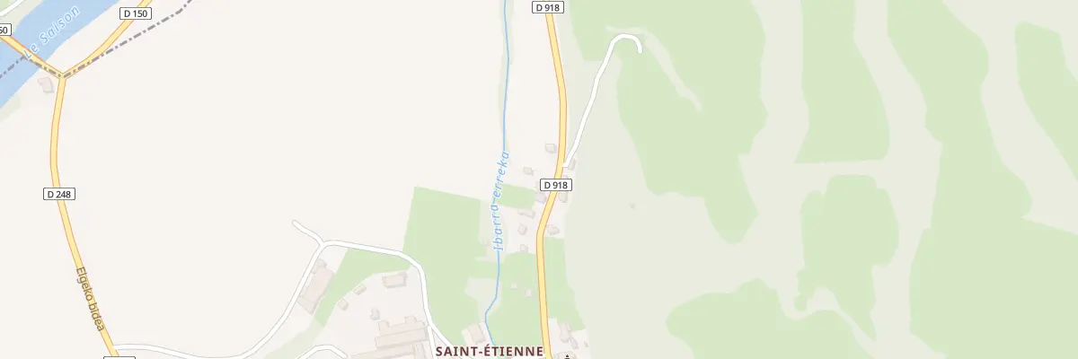 Plan du 5084 Saint Etienne à Sauguis-Saint-Étienne