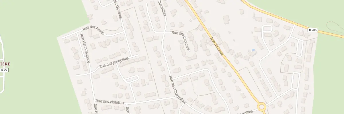 Plan du 11 Rue des Charmilles à La Baconnière