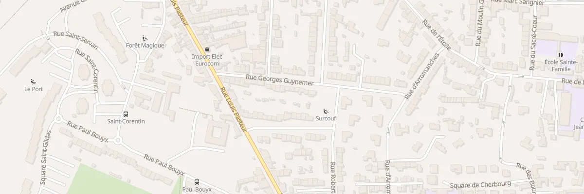 Plan du 24 Rue Georges Guynemer à Cholet