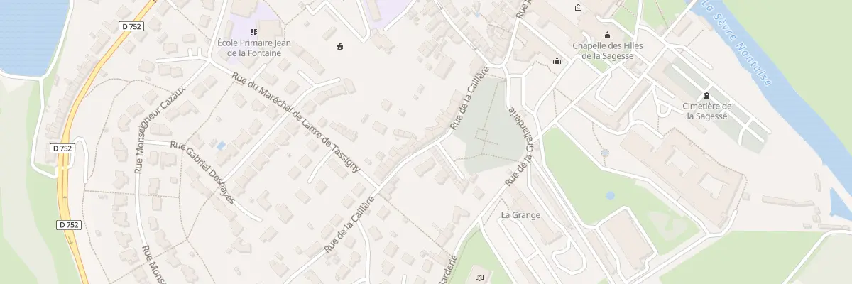 Plan du 18 Rue de la caillère à Saint-Laurent-sur-Sèvre