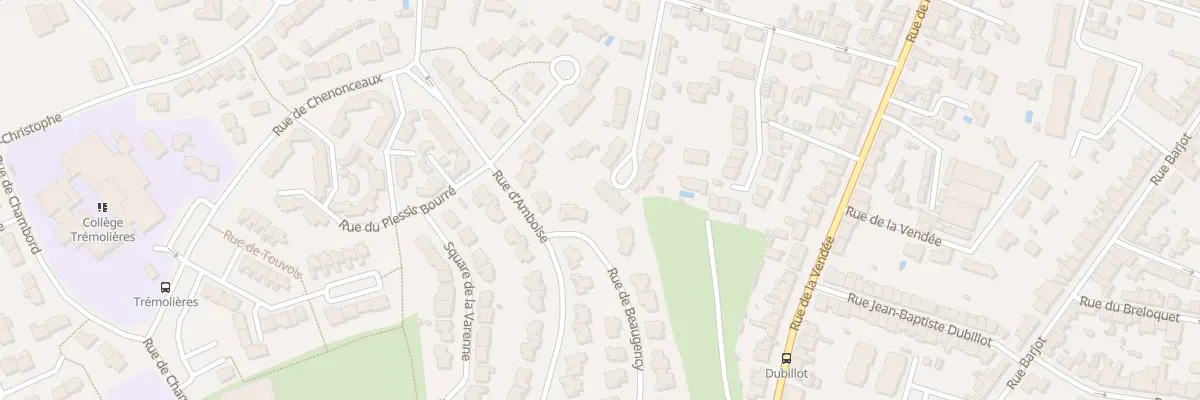 Plan du 10 Sq René Bertaudeau à Cholet