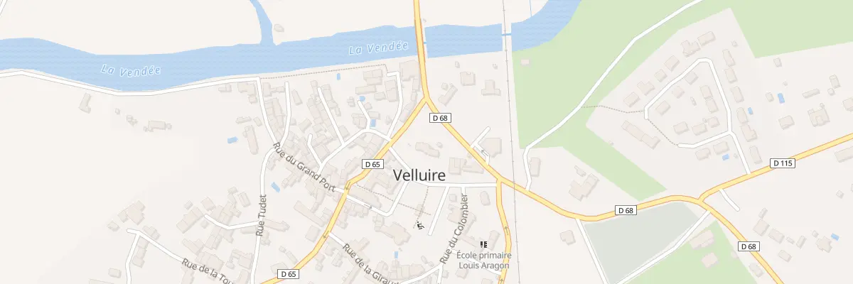 Plan du 1 Rue du château aux Velluire-sur-Vendée