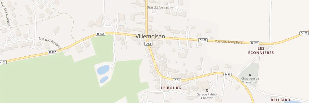 Plan du 13 Rue du Moulin Villemoisan à Val d’Erdre-Auxence