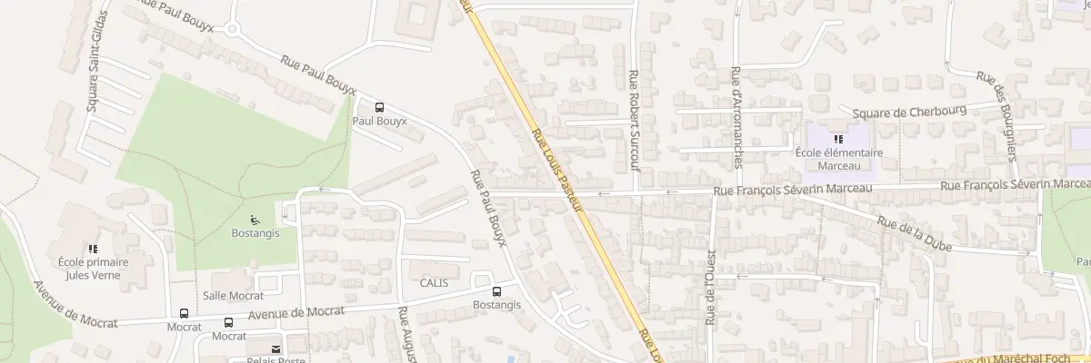 Plan du 25 Rue Louis Pasteur à Cholet