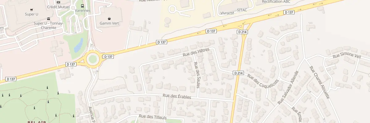 Plan du 17 Rue des Hêtres à Tonnay-Charente