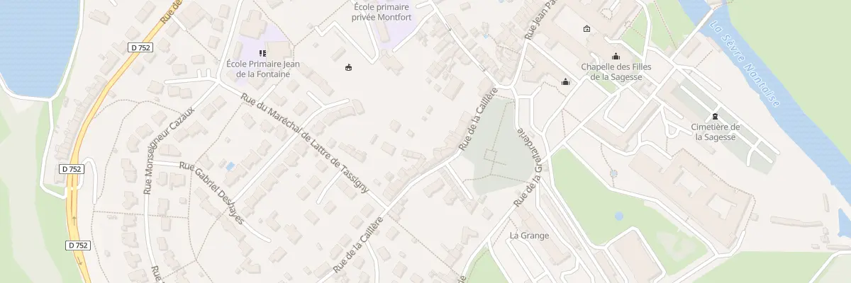 Plan du 12 Rue de la caillère à Saint-Laurent-sur-Sèvre