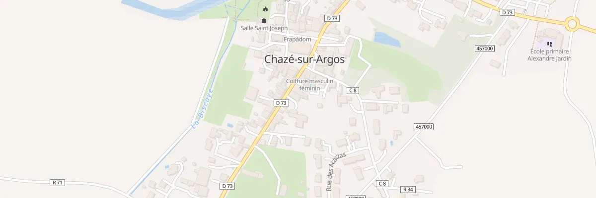 Plan du 7 Rue de la violaie à Chazé-sur-Argos