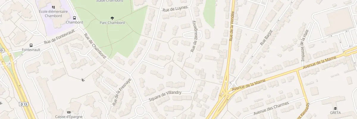 Plan du 30 Rue de Beaugency à Cholet
