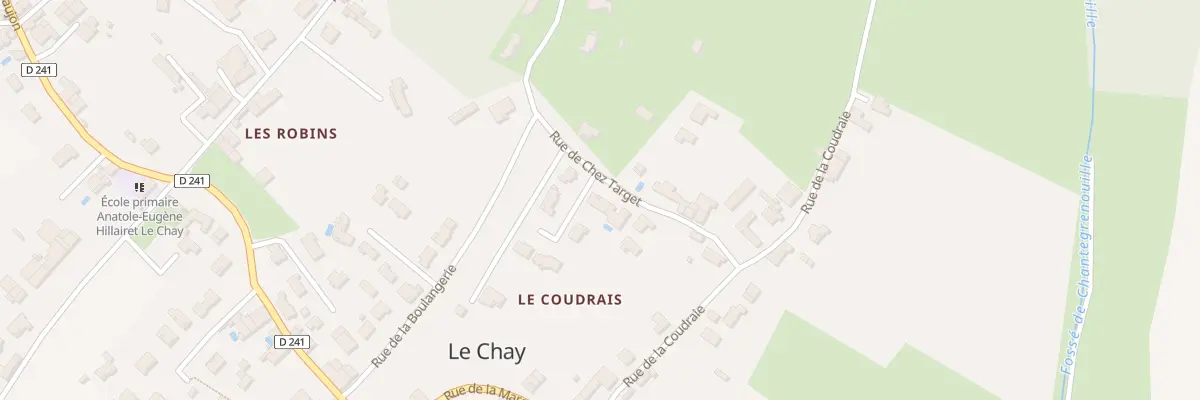 Plan du 9 Rue de Chez Target au Chay