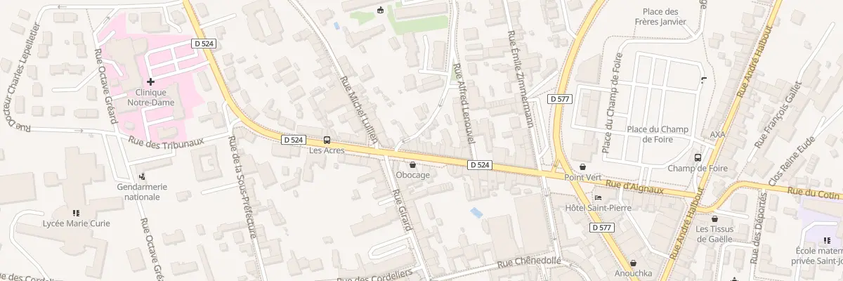 Plan du 30 Rue d’Aigneaux - Vire à Vire Normandie