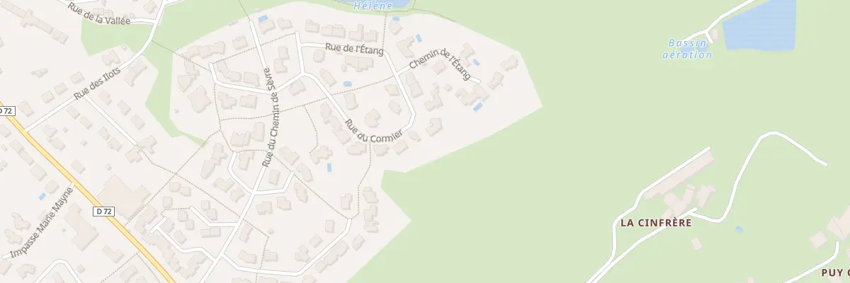 Plan du 13 Rue du cormier à Saint-Malô-du-Bois