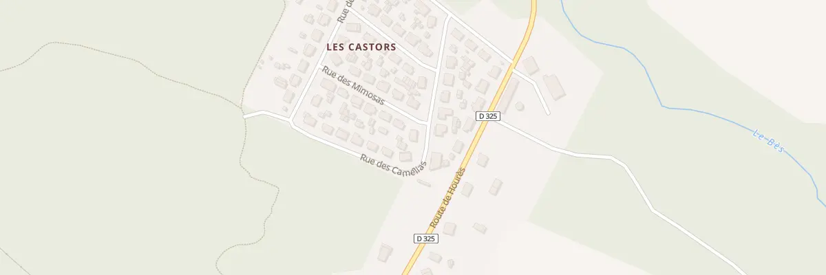 Plan du 25 Rue des Camélias à Morcenx-la-Nouvelle
