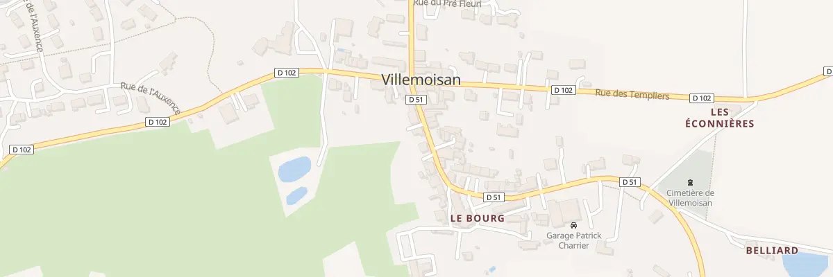 Plan du 8 Rue du Moulin Villemoisan à Val d’Erdre-Auxence