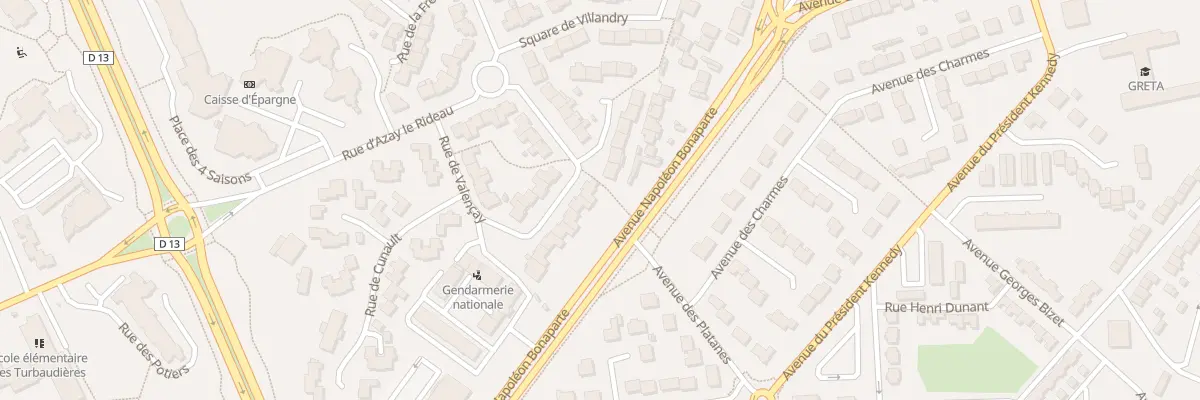 Plan du 24 Rue de Valençay à Cholet