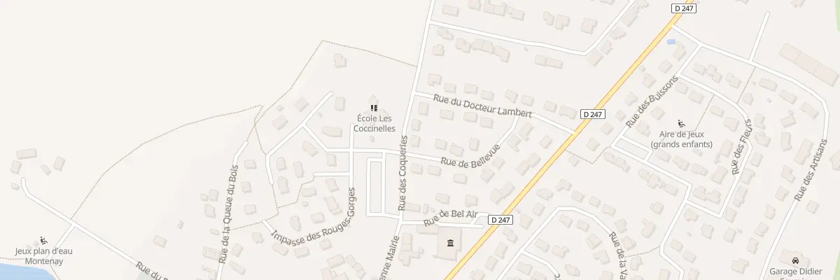 Plan du 4 Rue des Coqueries à Montenay
