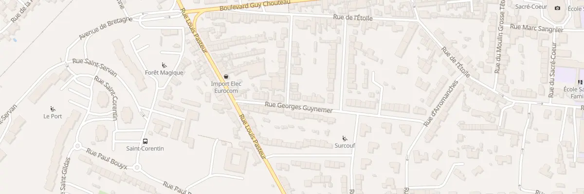 Plan du 17A Rue Georges Guynemer à Cholet
