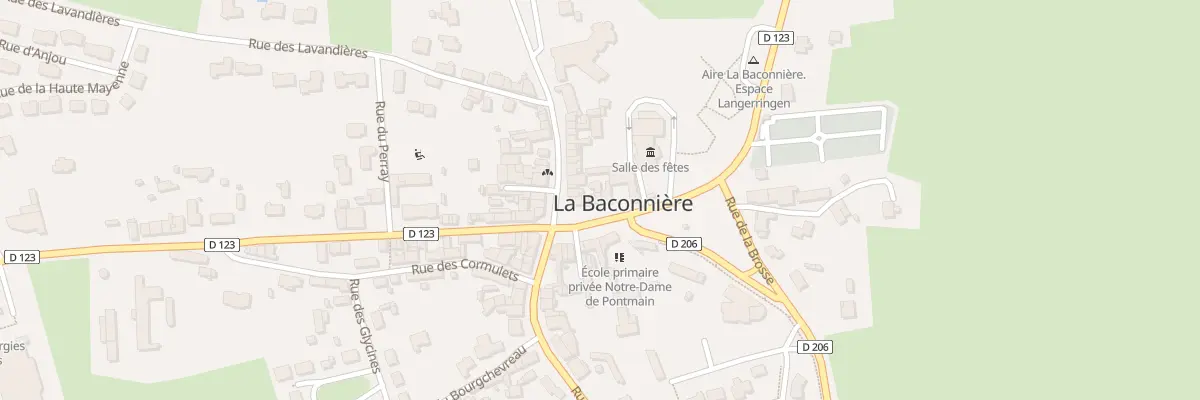 Plan du 7 Pl de l’Église à La Baconnière