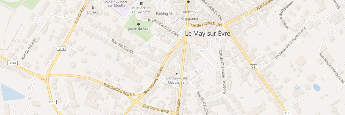 Plan du 11 Rue Honoré Neveu au May-sur-Èvre