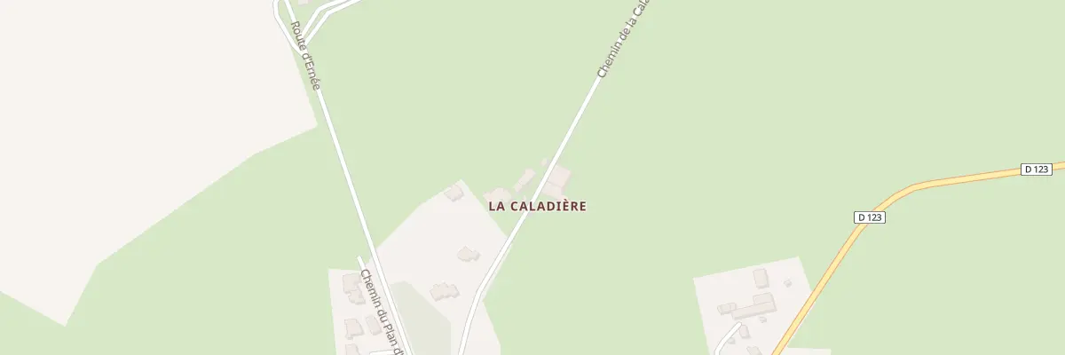 Plan du 321 Che de la Calardière à La Baconnière
