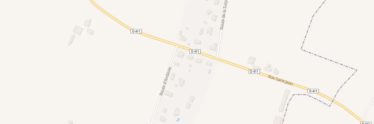Plan du 107 Rte d’Ambiole à Goos