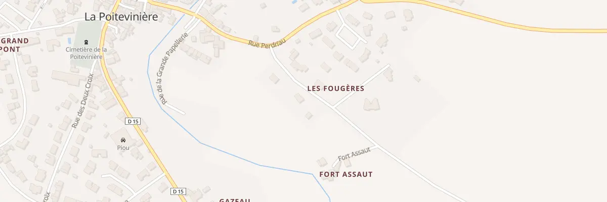 Plan du 4 Chemin de Fort Assaut à Beaupréau-en-Mauges