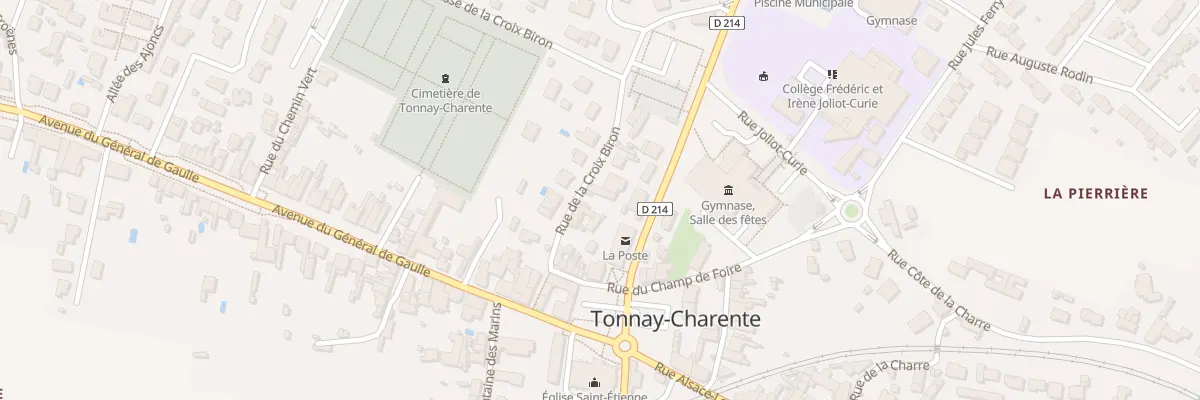 Plan du 6 Rue de la Croix Biron à Tonnay-Charente
