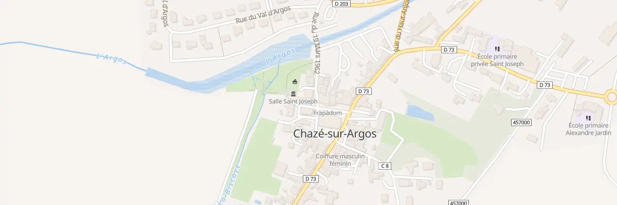 Plan du 8 Pl Saint-julien à Chazé-sur-Argos