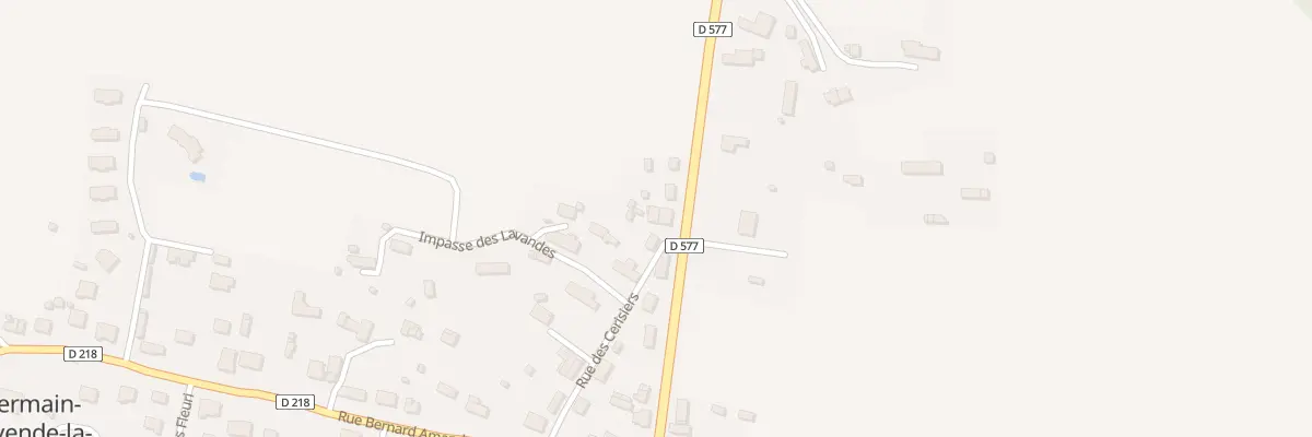 Plan du 2388 Rte de Sourdeval - St Germain à Vire Normandie