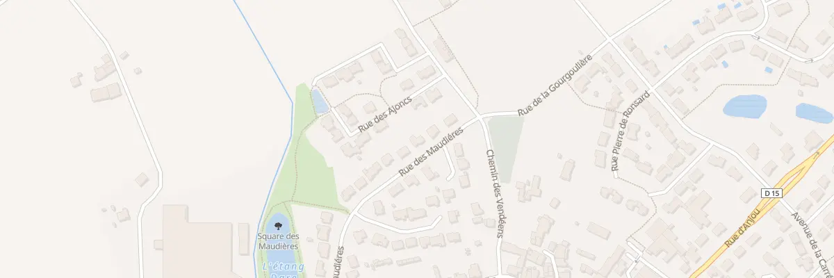 Plan du 21 Rue des Maudieres (Jubaudiere) à Beaupréau-en-Mauges