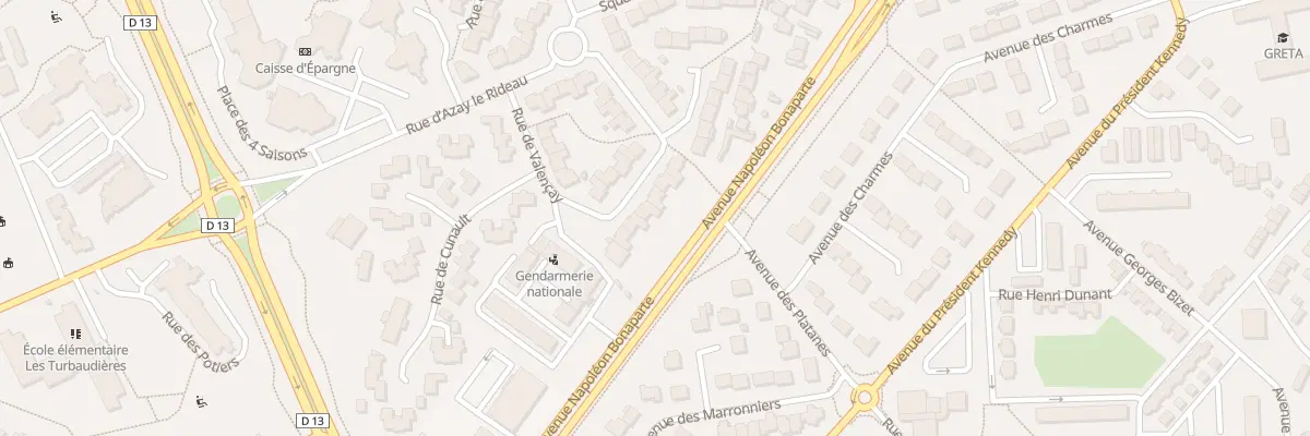 Plan du 18 Rue de Valençay à Cholet