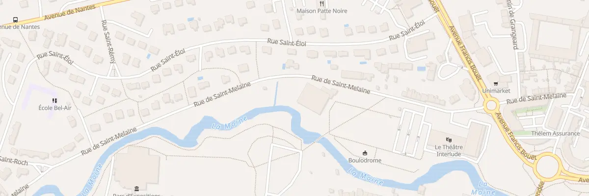 Plan du 25 Rue de St Melaine à Cholet