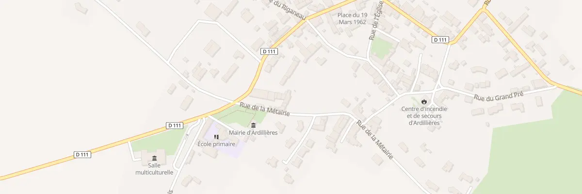 Plan du 1T Rue de la Métairie à Ardillières