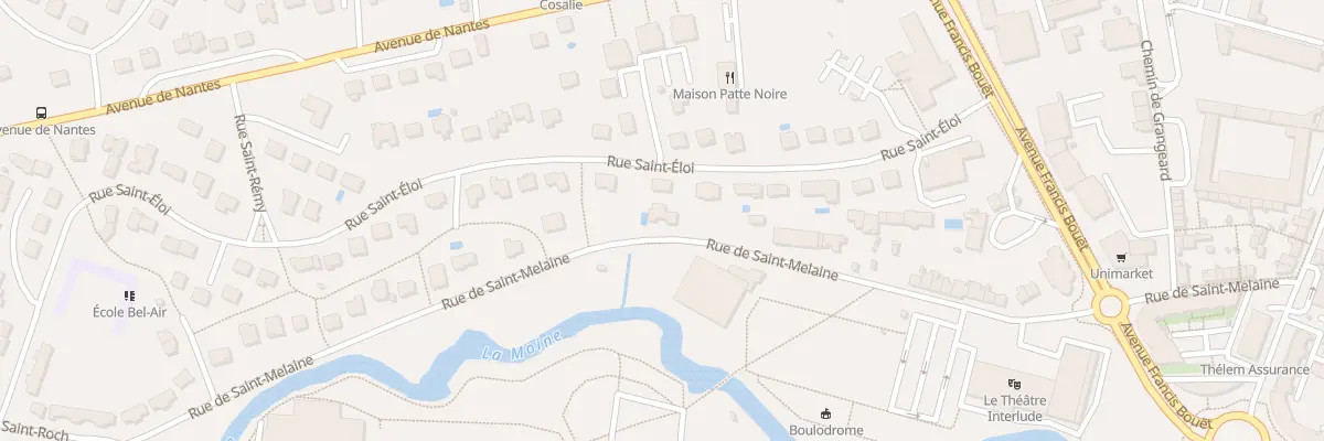 Plan du 64 Rue de St Melaine à Cholet