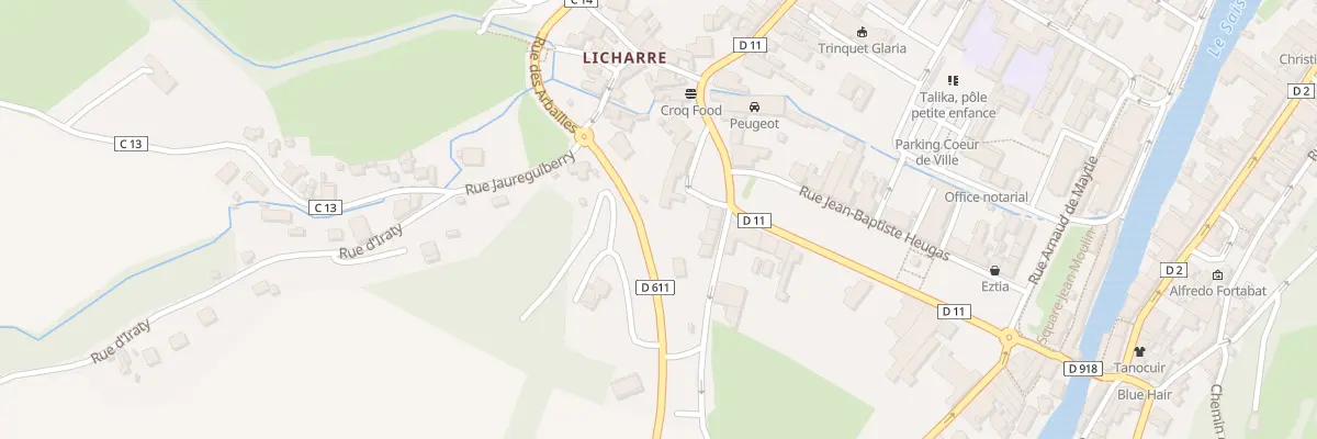 Plan du 1 Pl de la Liberté à Mauléon-Licharre