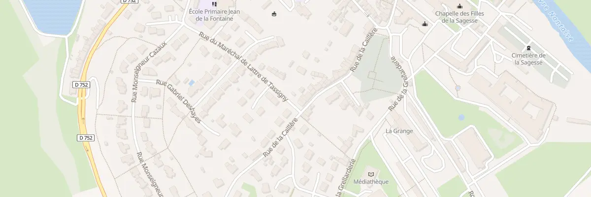 Plan du 48 Rue de la caillère à Saint-Laurent-sur-Sèvre