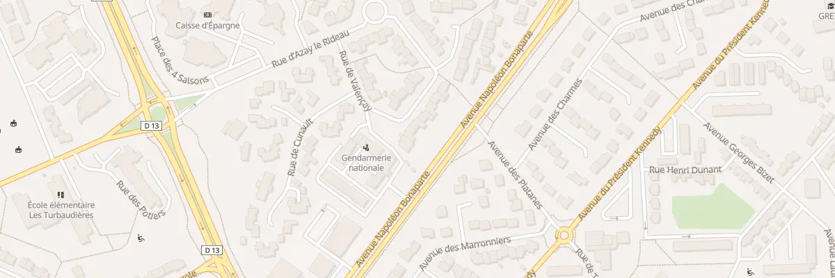 Plan du 14 Rue de Valençay à Cholet