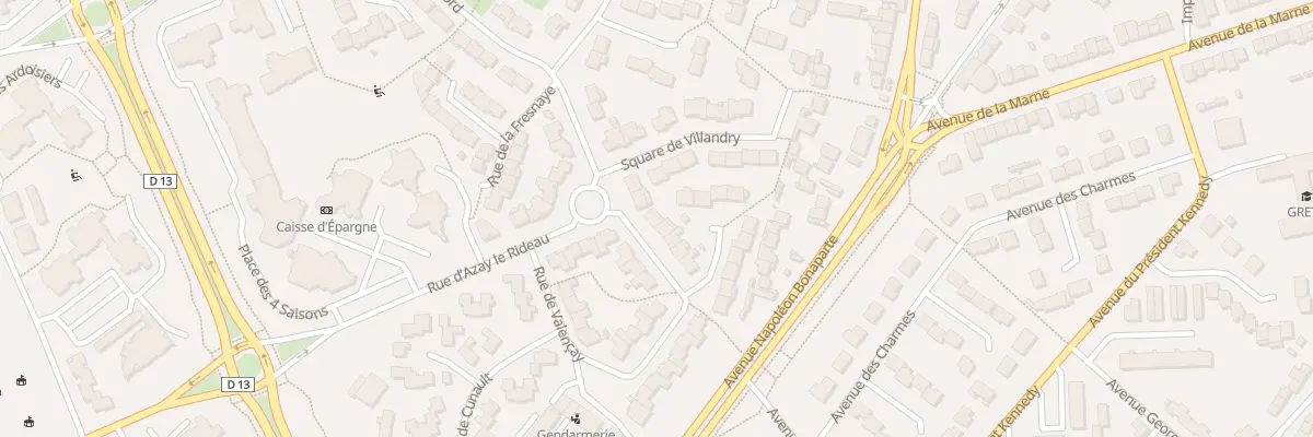 Plan du 34 Rue de Valençay à Cholet