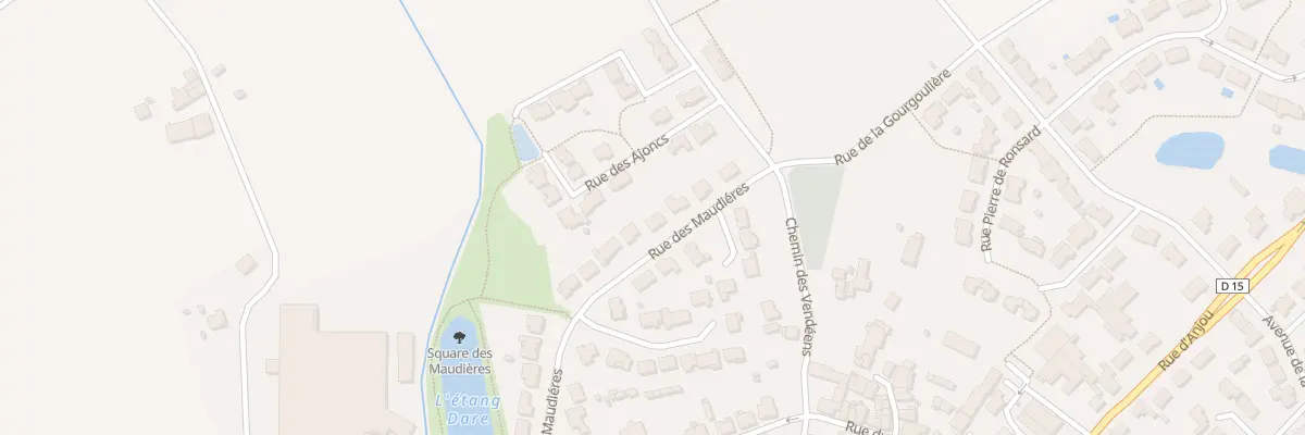 Plan du 19 Rue des Maudieres (Jubaudiere) à Beaupréau-en-Mauges