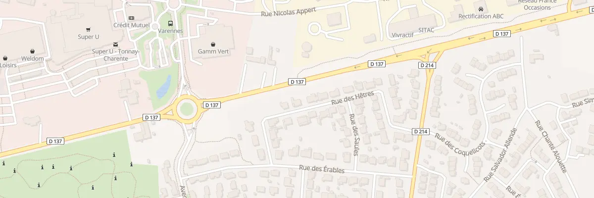 Plan du 24 Rue des Hêtres à Tonnay-Charente