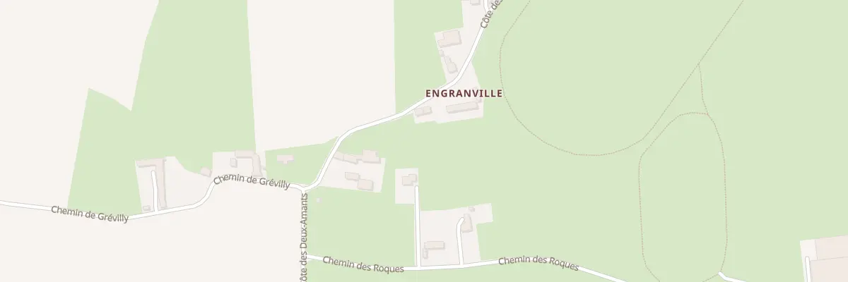 Plan du 291 Côte des Deux-Amants à Formigny La Bataille