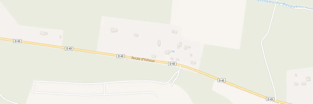 Plan du 1234 Rte d’Ychoux à Liposthey
