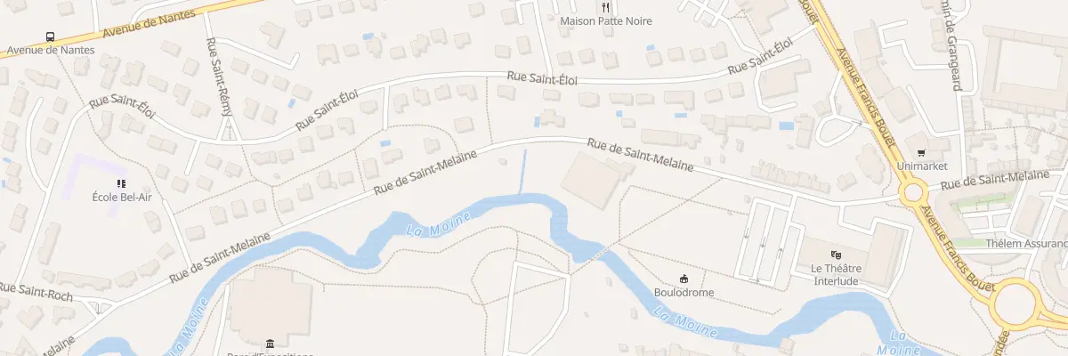 Plan du 27 Rue de St Melaine à Cholet