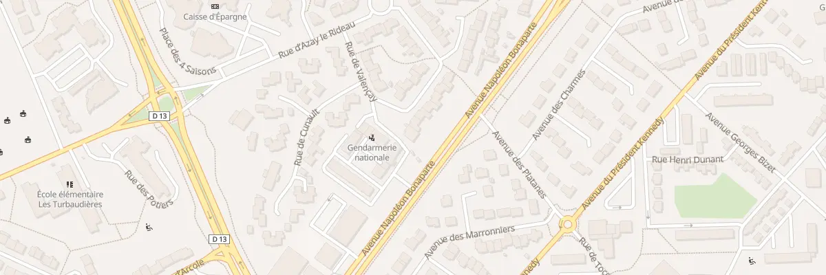 Plan du 12 Rue de Valençay à Cholet